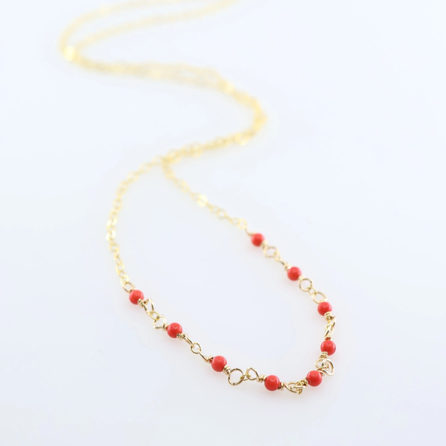 Tiny Gemstone Layering Necklace, 4 Variations J.Mills Studio