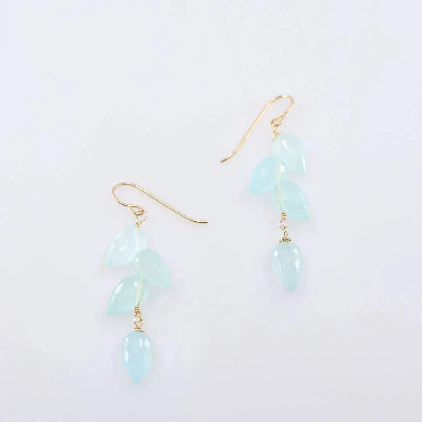 Fancy Cut Gemstone Cluster Earrings, 3 Variations J.Mills Studio