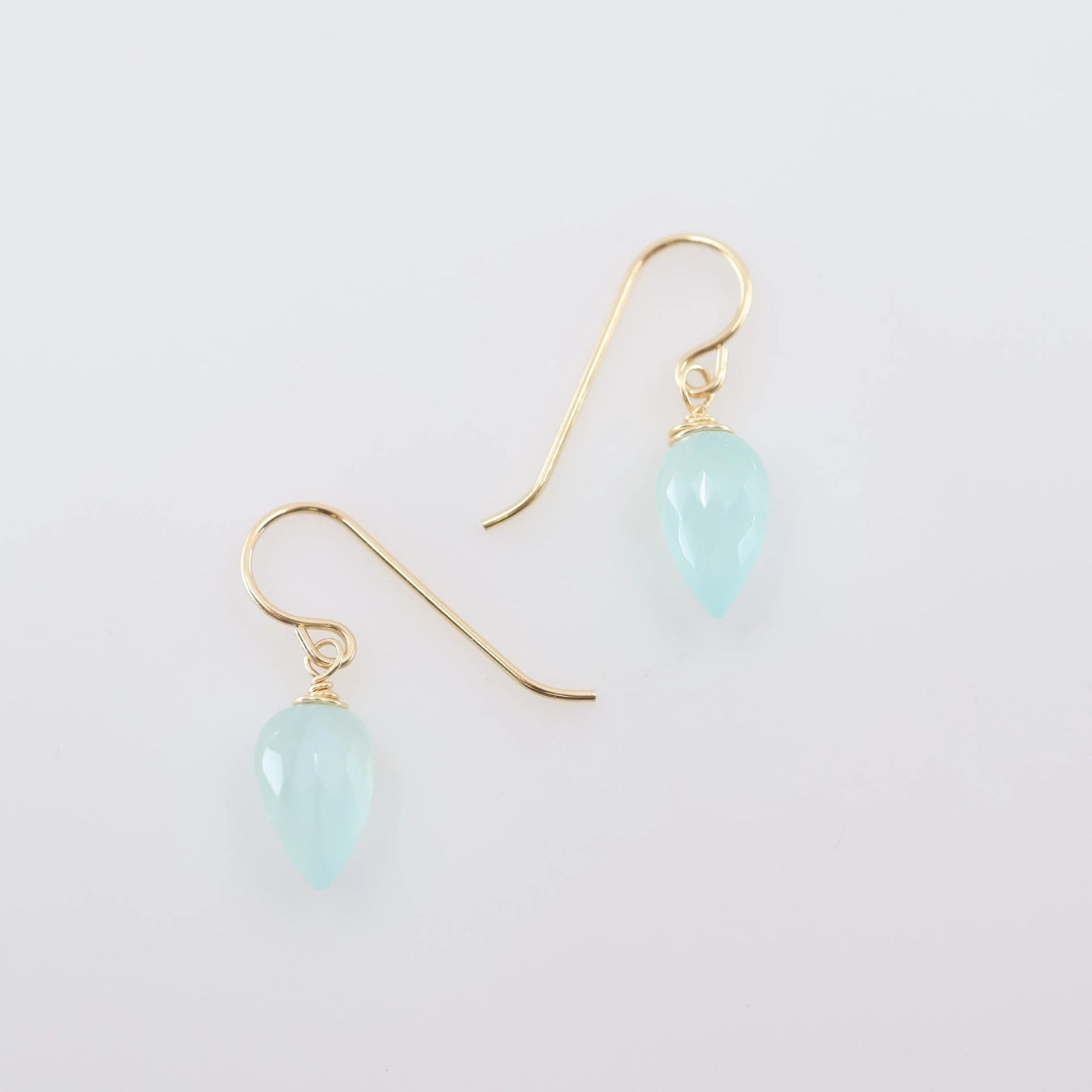 Simple Gemstone Drop Earrings, 4 Variations J.Mills Studio