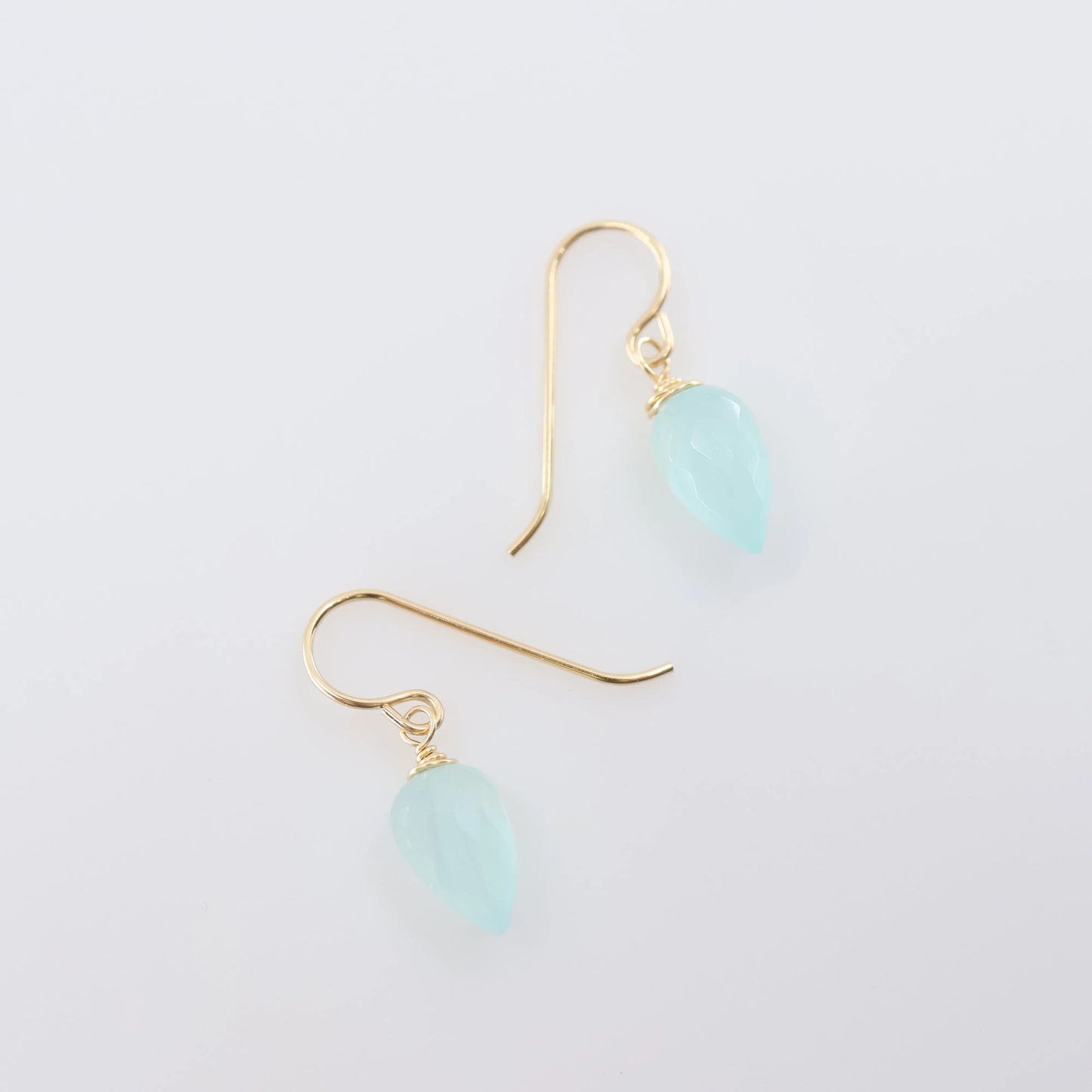 Simple Gemstone Drop Earrings, 4 Variations J.Mills Studio