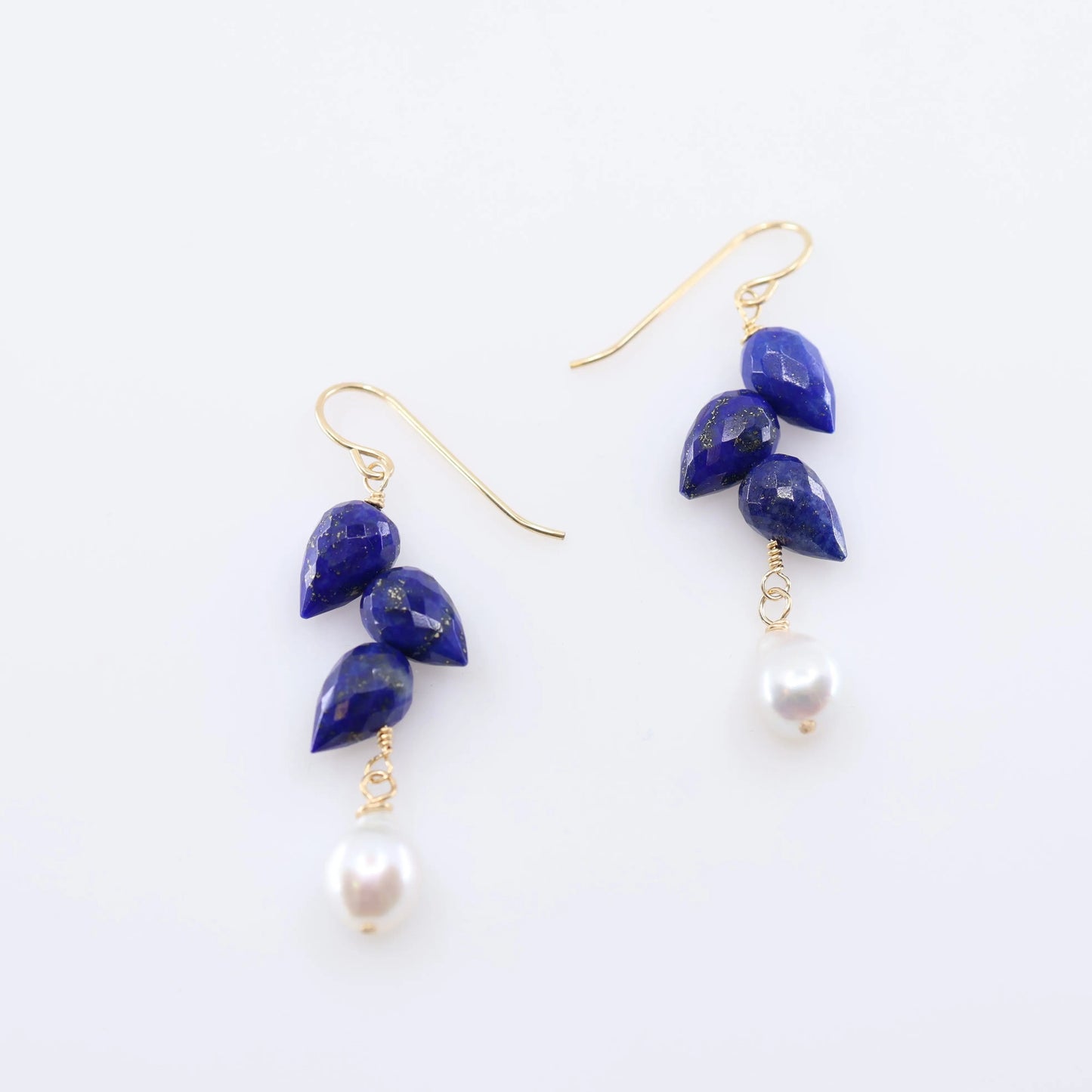 Fancy Cut Gemstone Cluster Earrings, 3 Variations J.Mills Studio