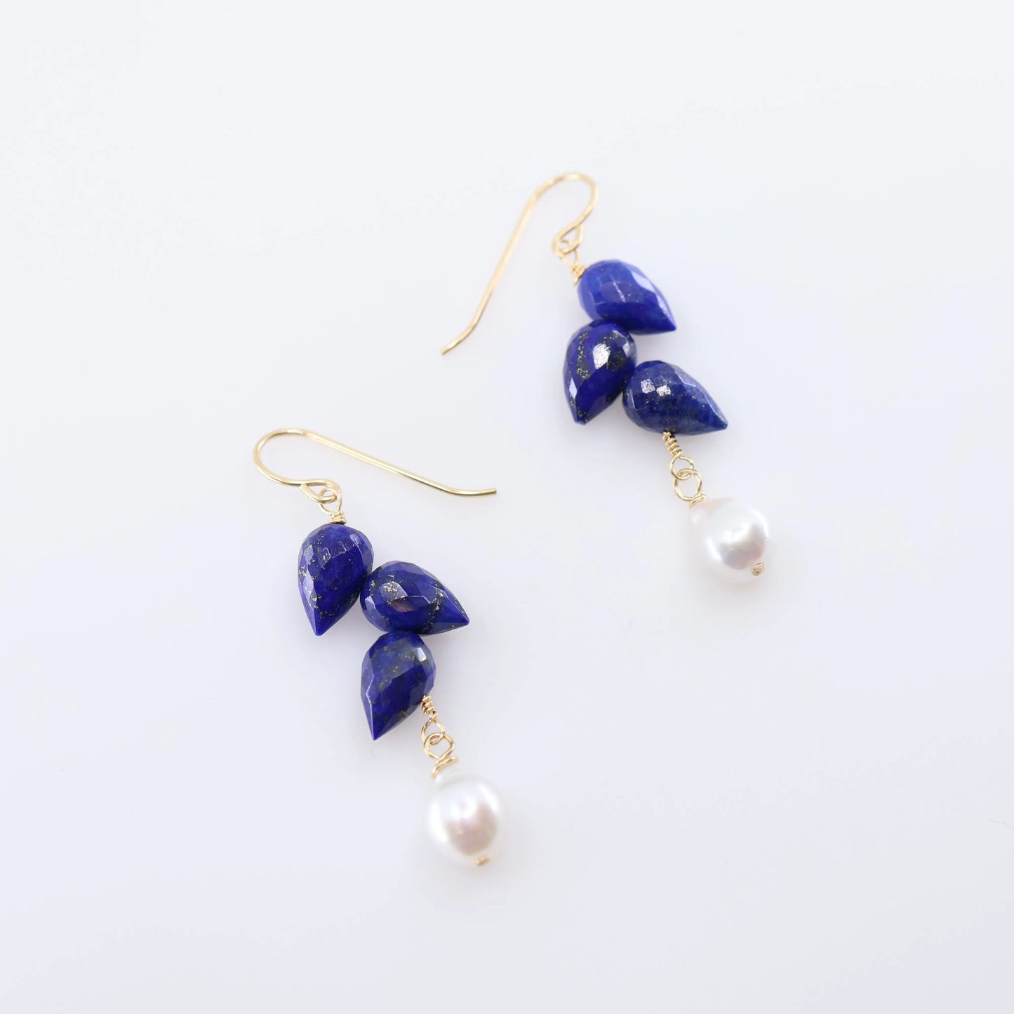 Fancy Cut Gemstone Cluster Earrings, 3 Variations J.Mills Studio