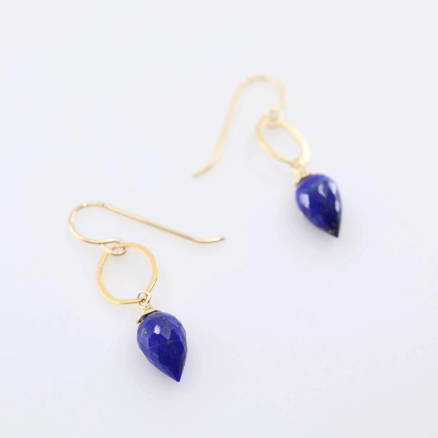 Simple Gemstone Drop Earrings, 4 Variations J.Mills Studio