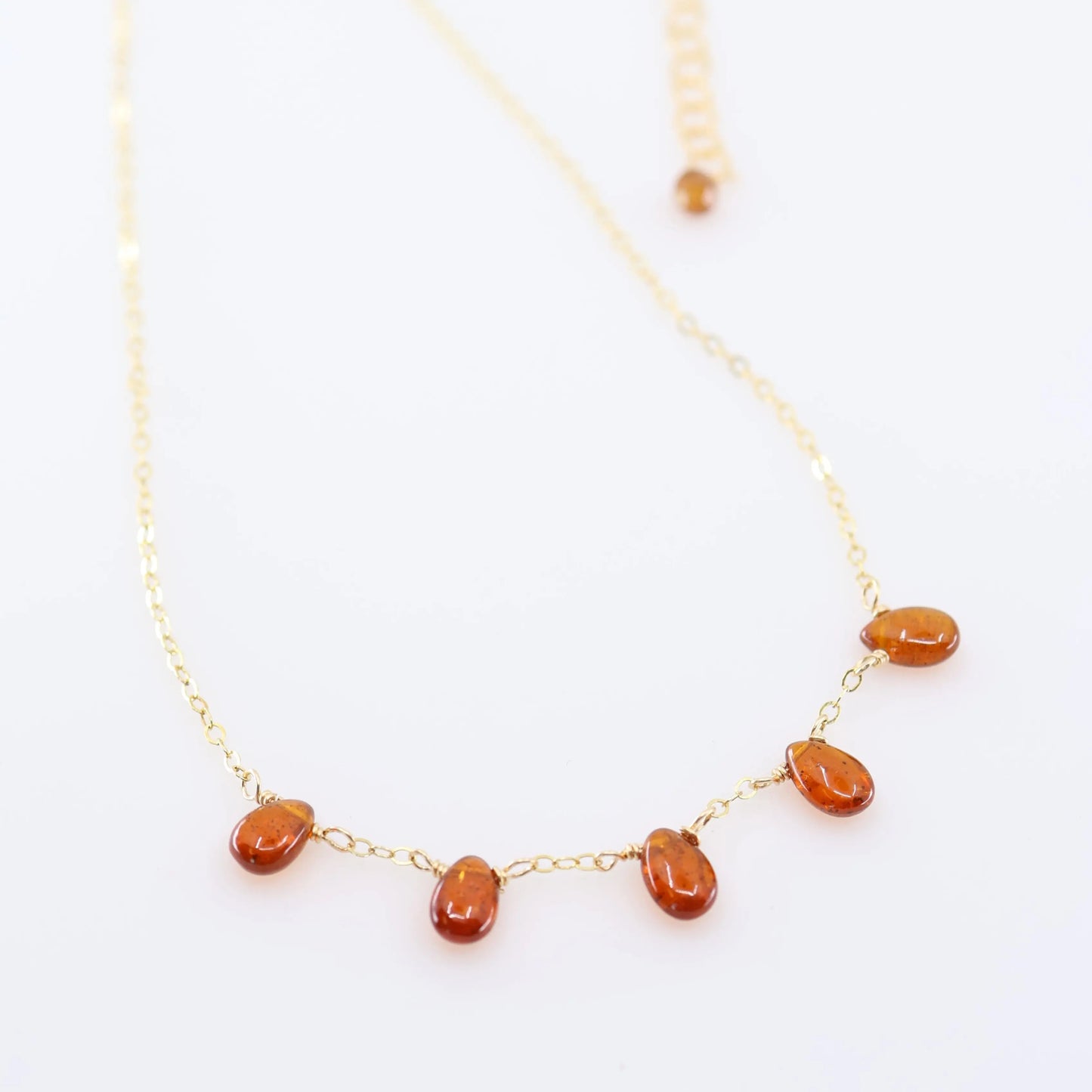 5 Drop Orange Kyanite Necklace J.Mills Studio