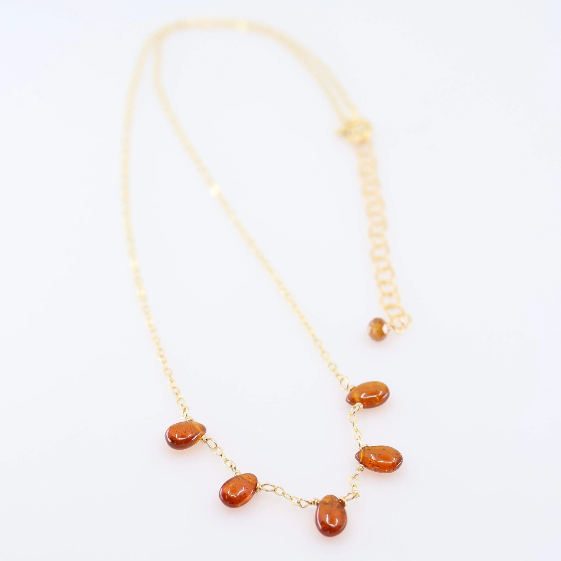 5 Drop Orange Kyanite Necklace J.Mills Studio