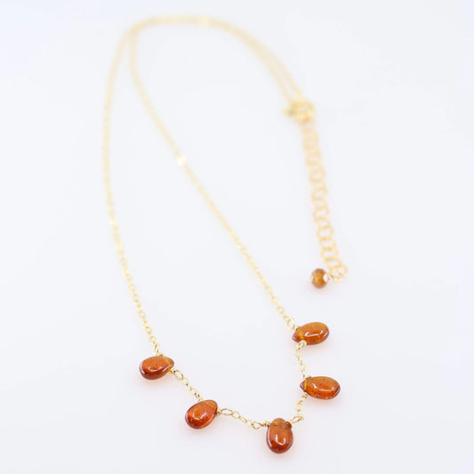 5 Drop Orange Kyanite Necklace J.Mills Studio