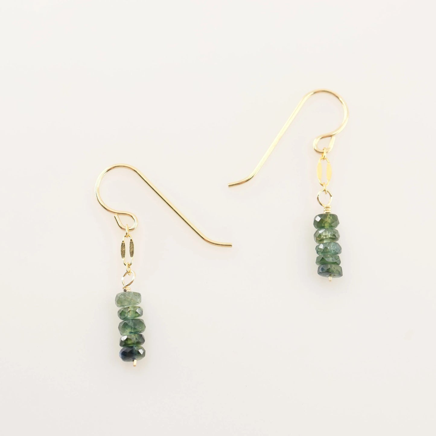 Tiny Australian Sapphire Stack Earrings J.Mills Studio