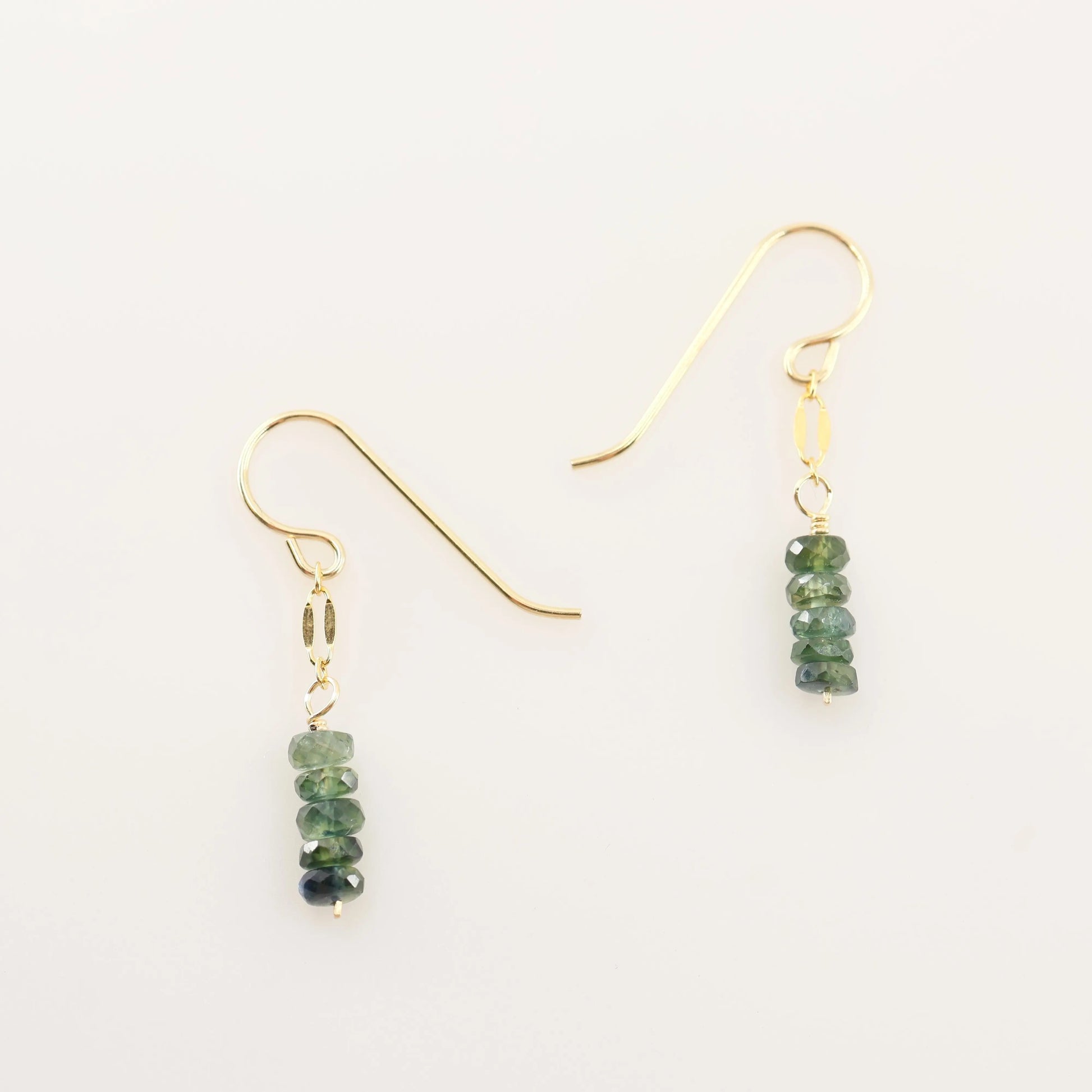 Tiny Australian Sapphire Stack Earrings J.Mills Studio