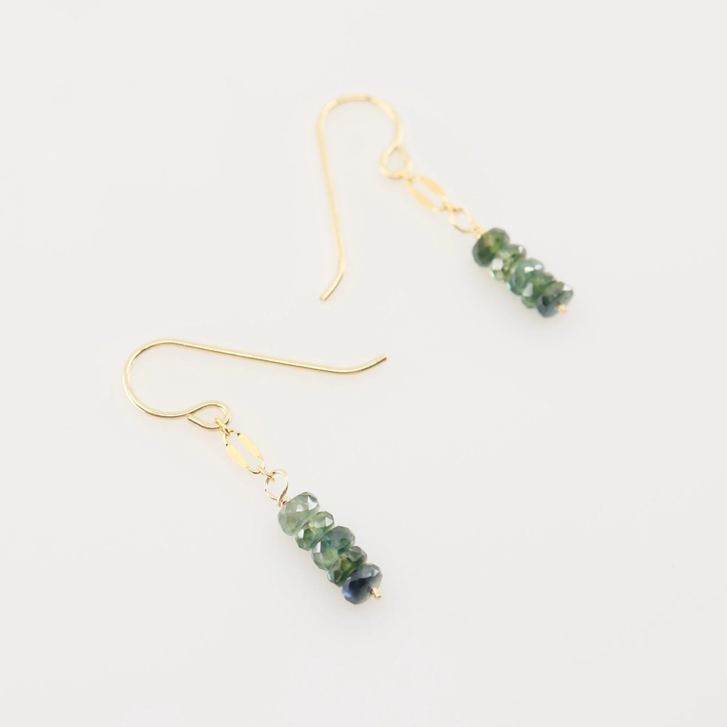 Tiny Australian Sapphire Stack Earrings J.Mills Studio