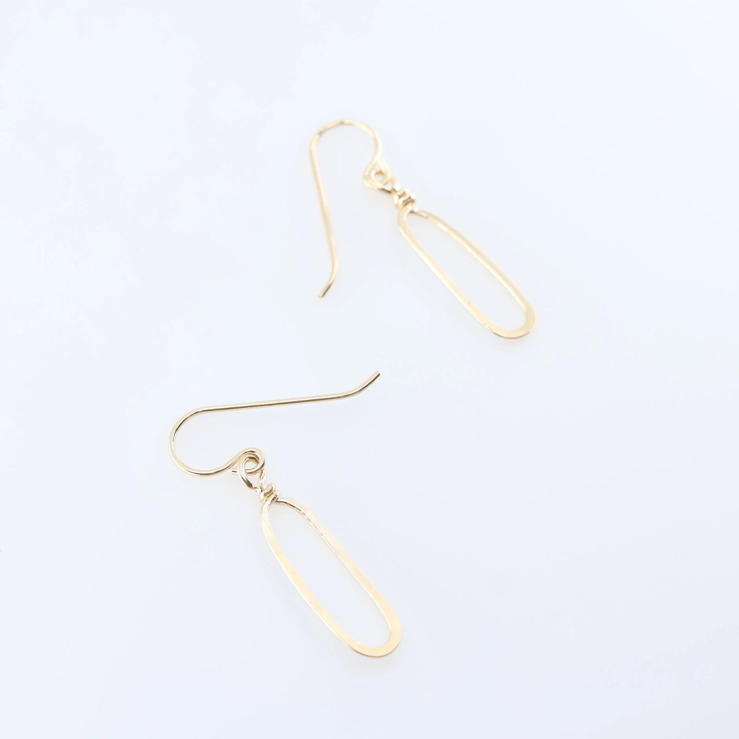 Forged Paperclip Link Earrings J.Mills Studio