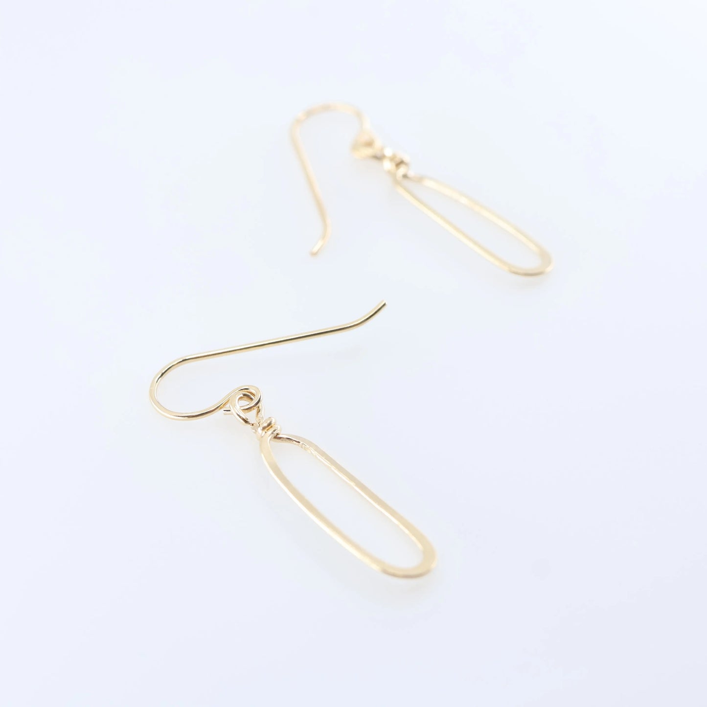 Forged Paperclip Link Earrings J.Mills Studio