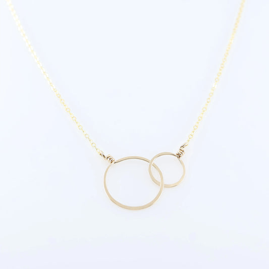 Forged Double Circle Necklace J.Mills Studio