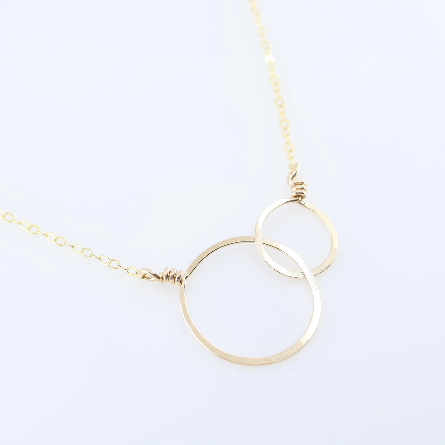 Forged Double Circle Necklace J.Mills Studio