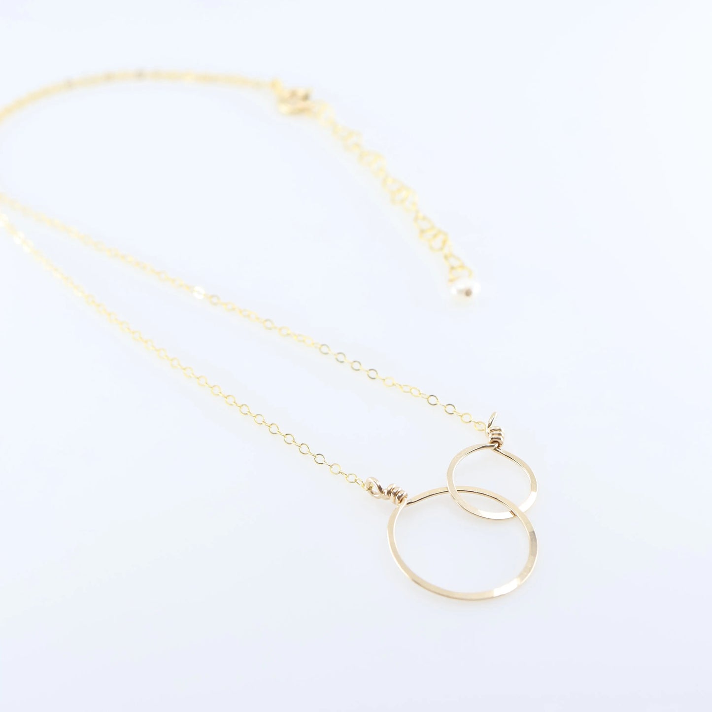 Forged Double Circle Necklace J.Mills Studio