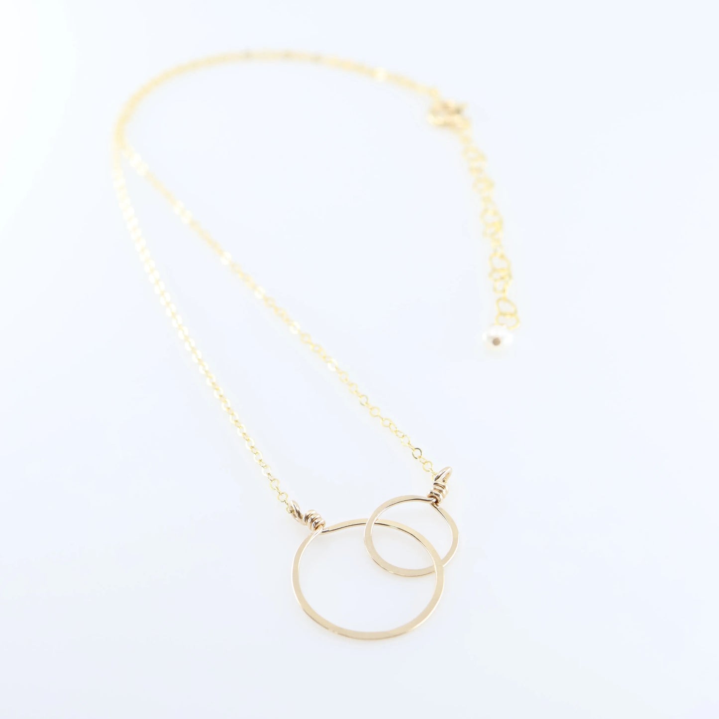 Forged Double Circle Necklace J.Mills Studio