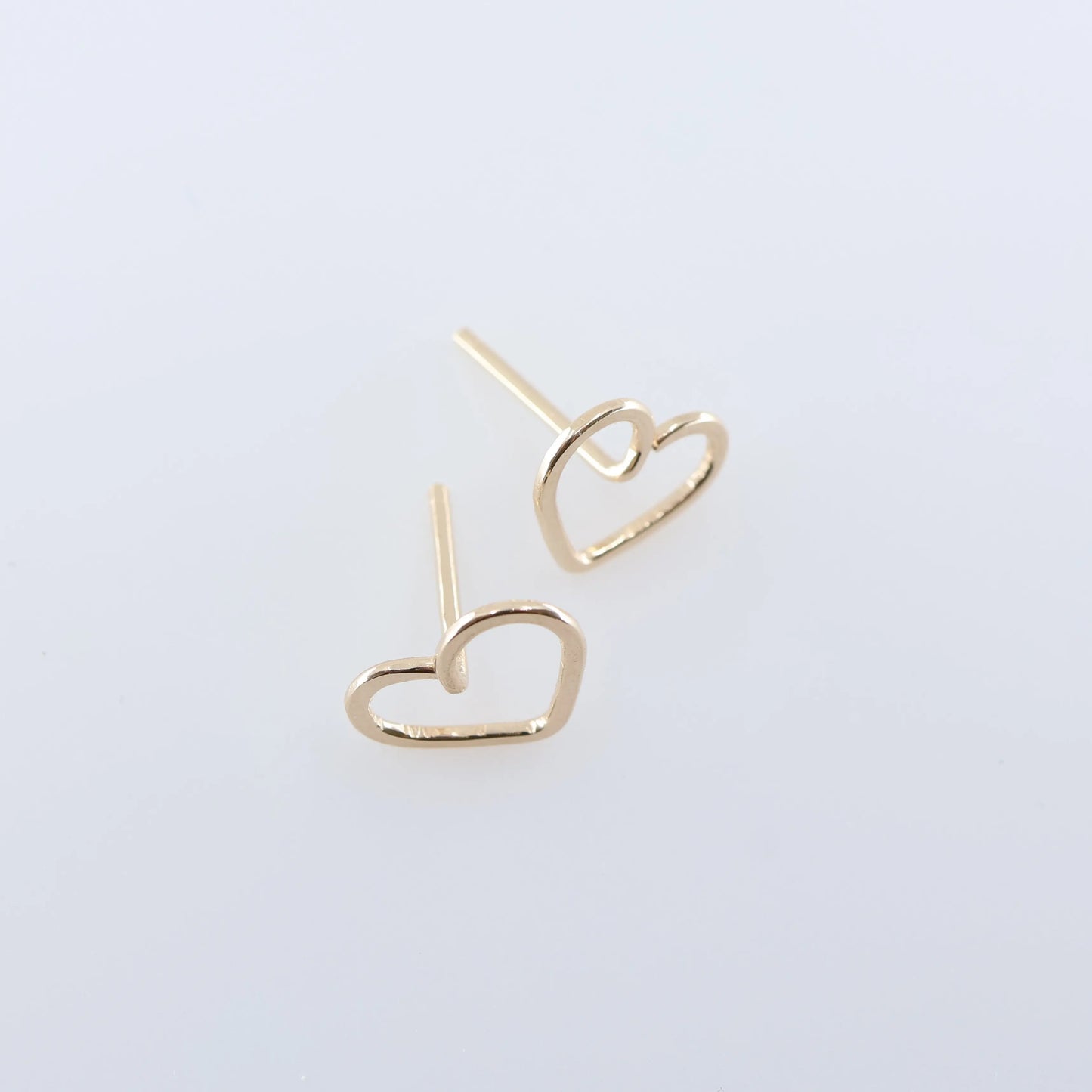 Forged Heart Stud Earrings J.Mills Studio