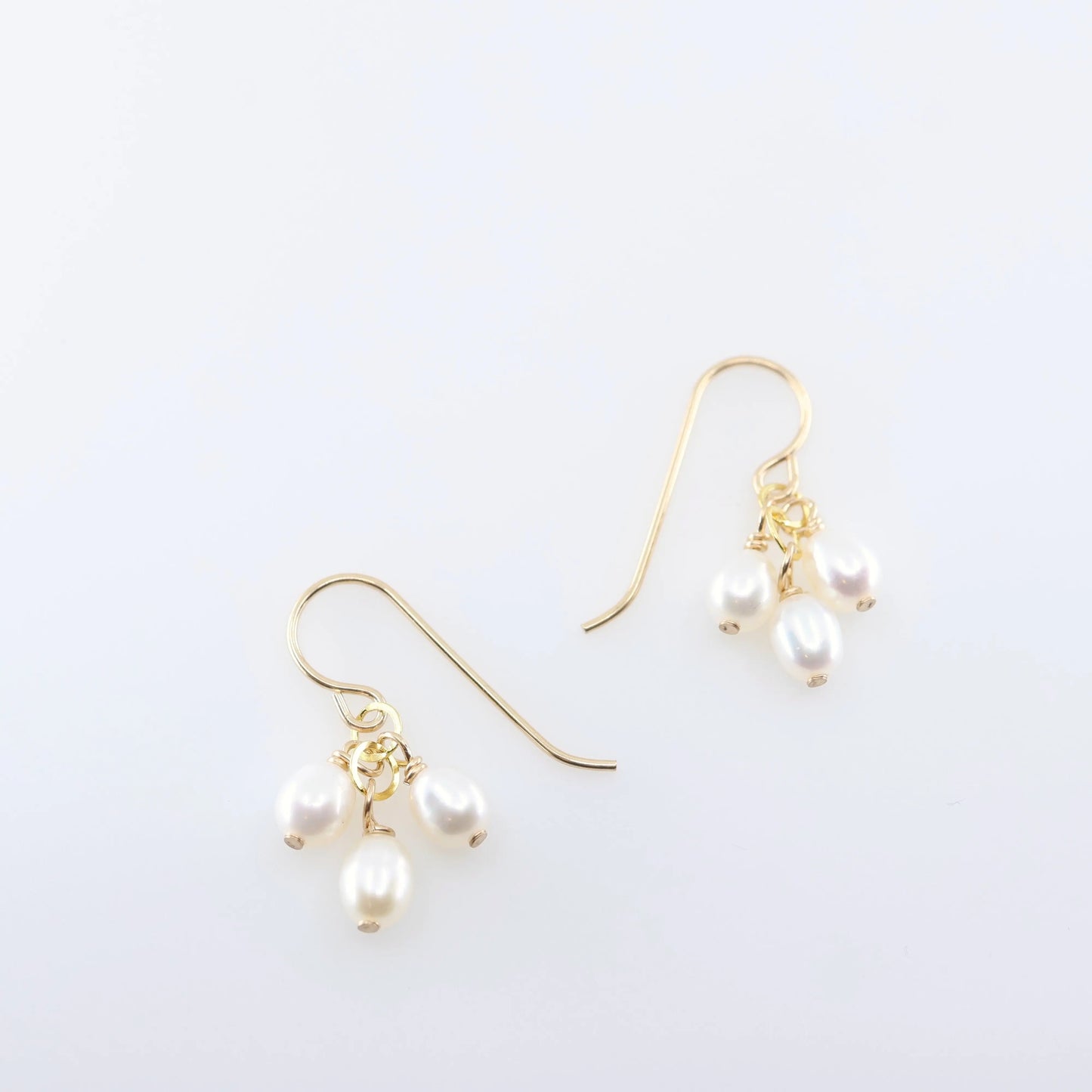 Tiny Pearl Cluster Earrings J.Mills Studio
