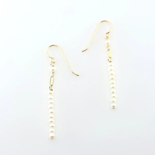 Freshwater Pearl Stack Earrings J.Mills Studio