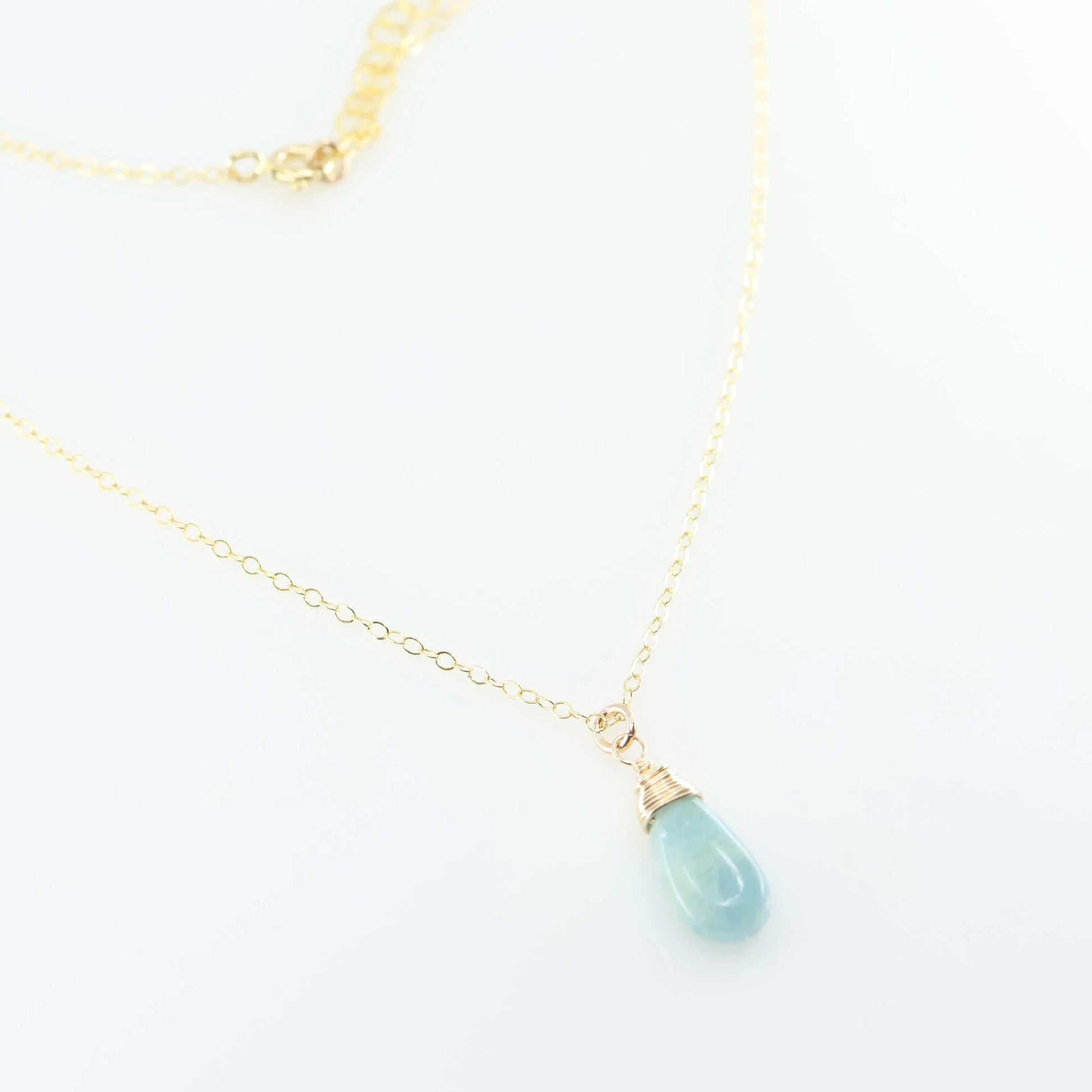 Milky Aquamarine Necklace J.Mills Studio