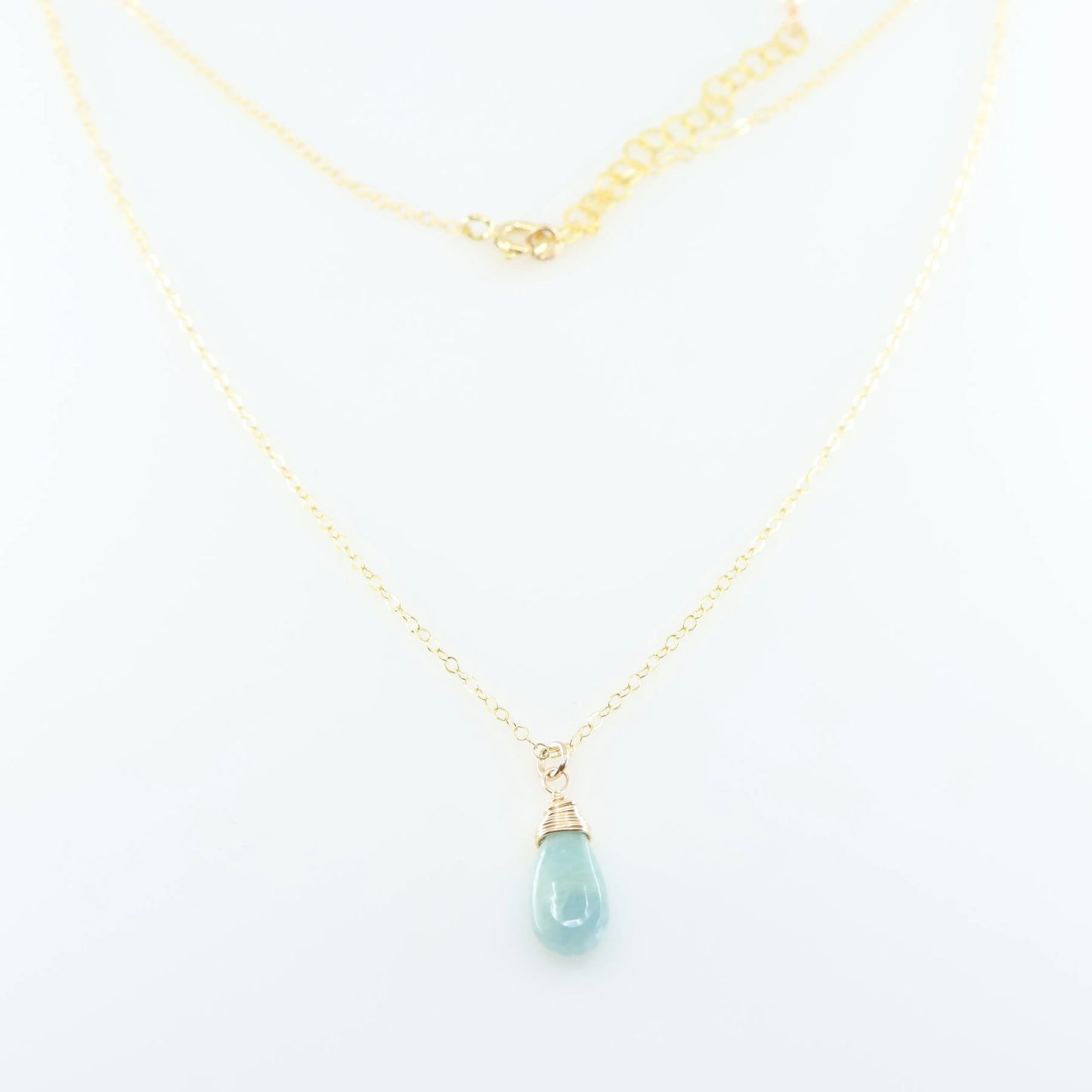 Milky Aquamarine Necklace J.Mills Studio