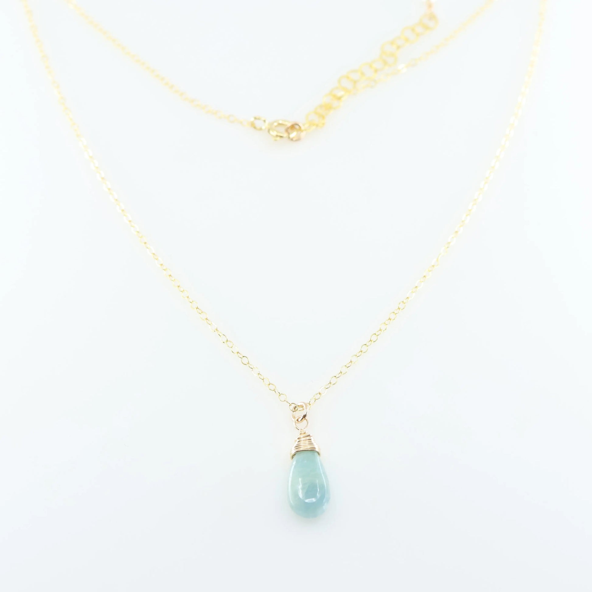 Milky Aquamarine Necklace J.Mills Studio