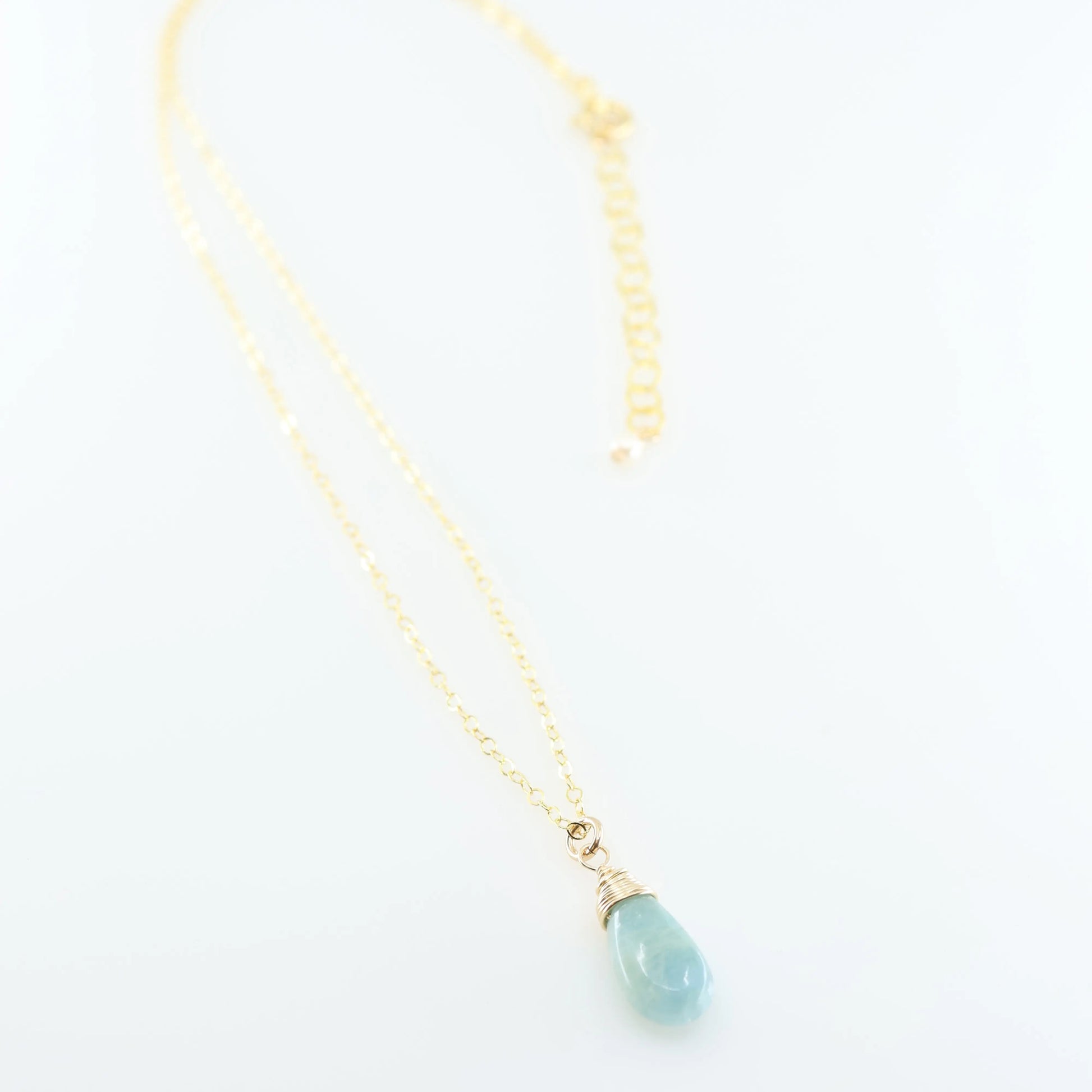 Milky Aquamarine Necklace J.Mills Studio