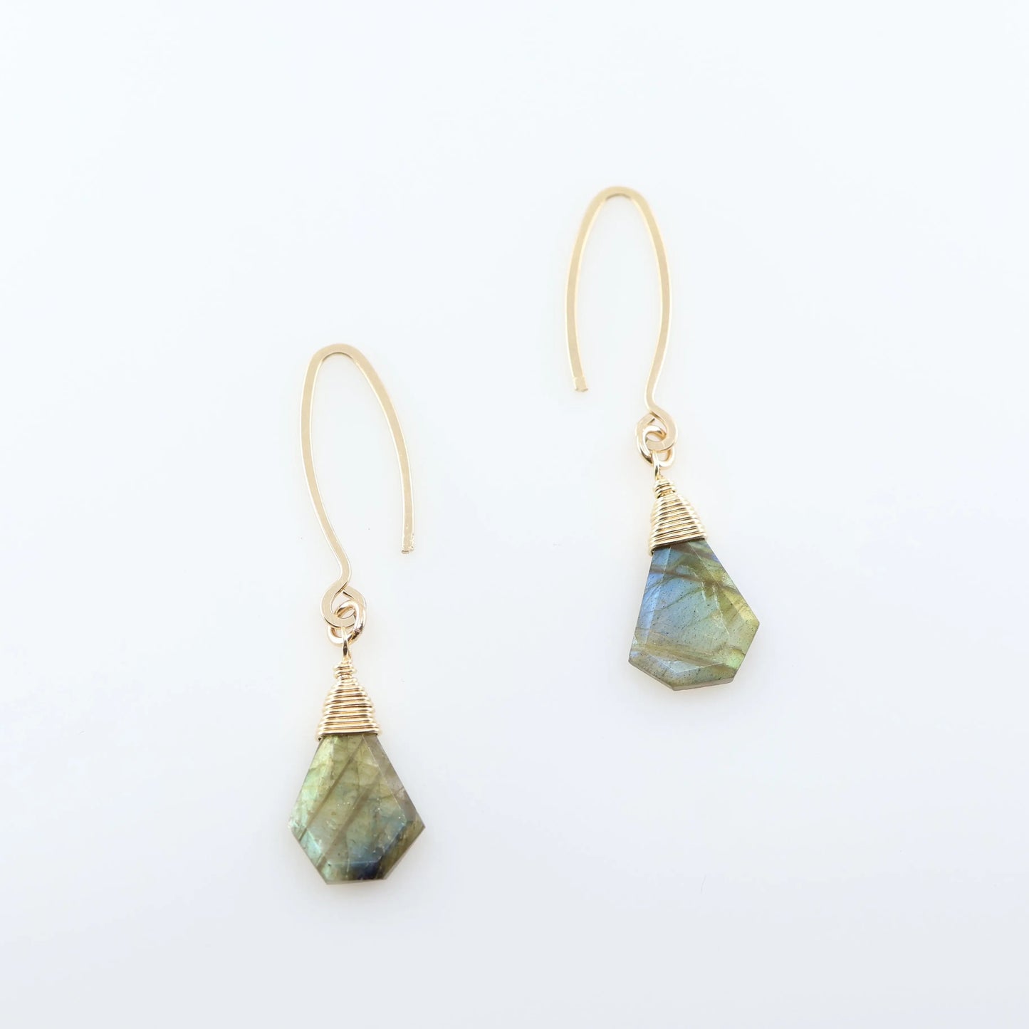 Labradorite Slab Earrings J.Mills Studio