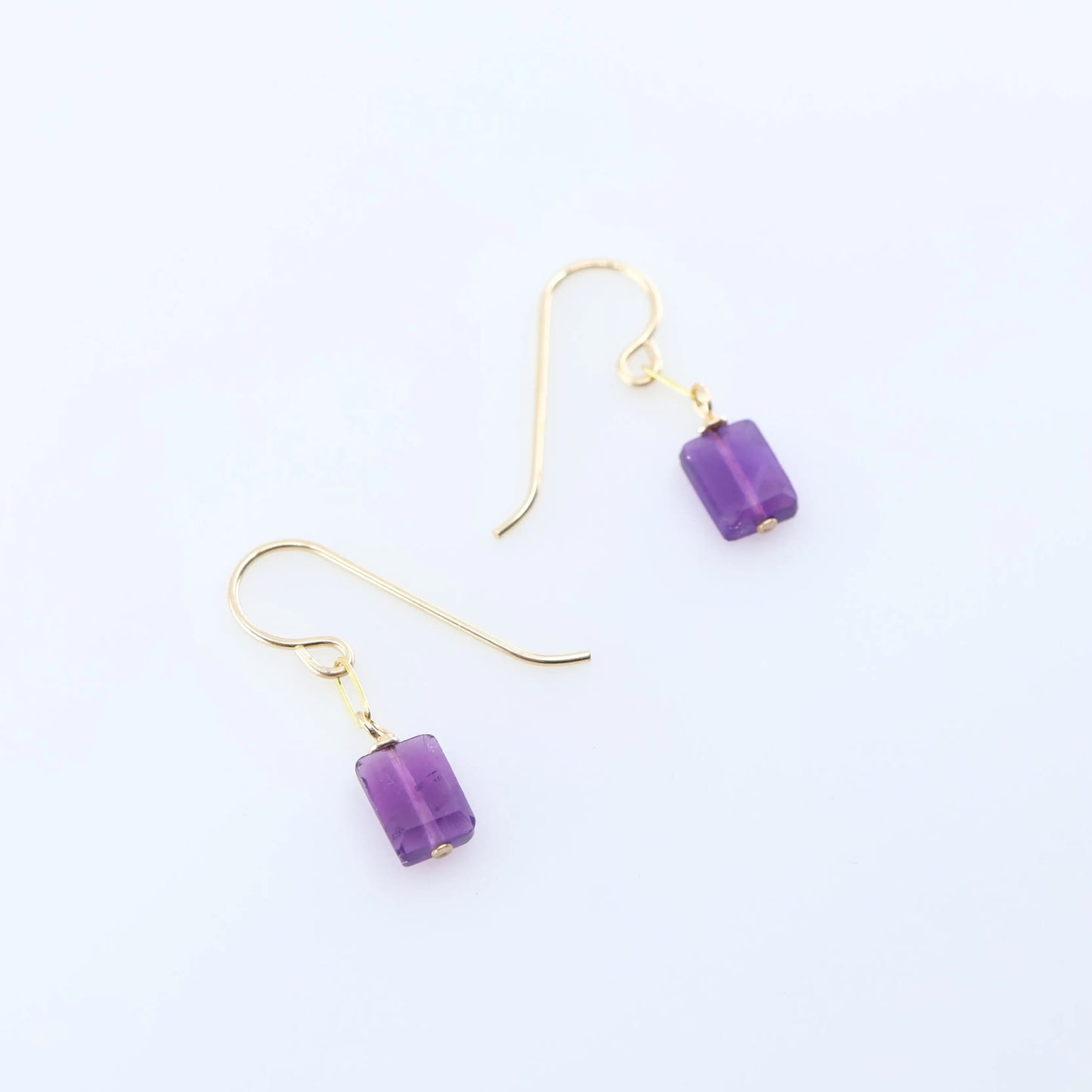 Single Rectangle Gemstone Earrings J.Mills Studio