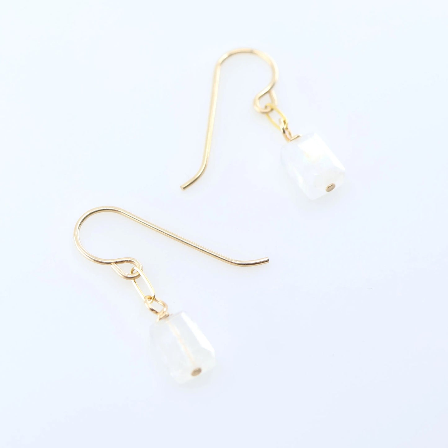 Single Rectangle Gemstone Earrings J.Mills Studio