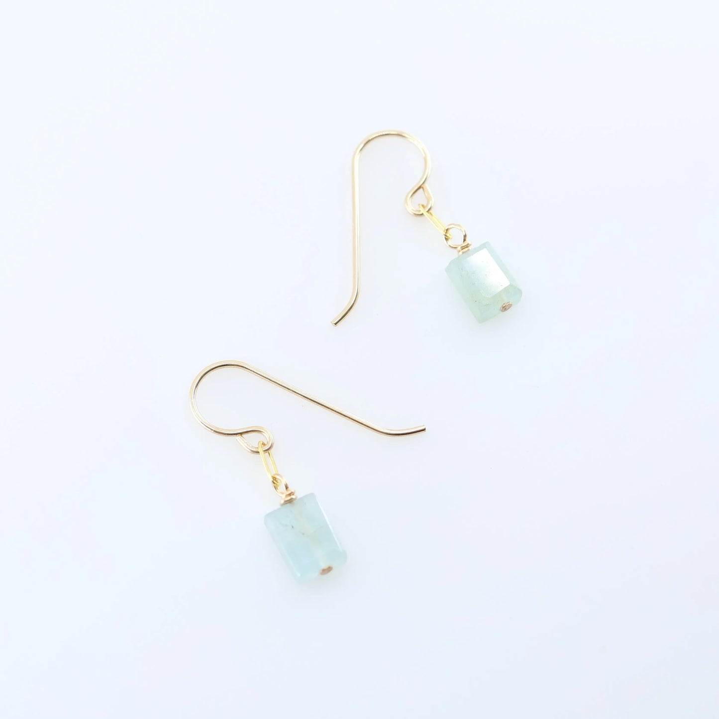 Single Rectangle Gemstone Earrings J.Mills Studio