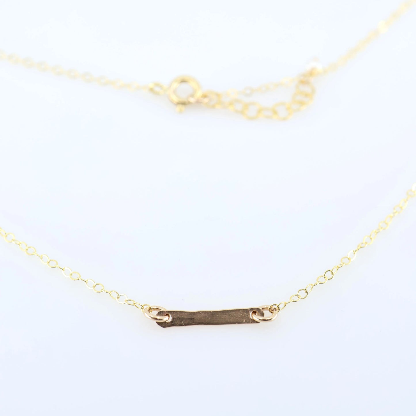 Small Bar Necklace, Hand-forged J.Mills Studio