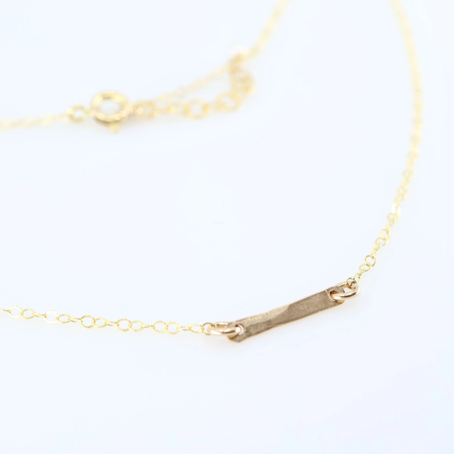 Small Bar Necklace, Hand-forged J.Mills Studio