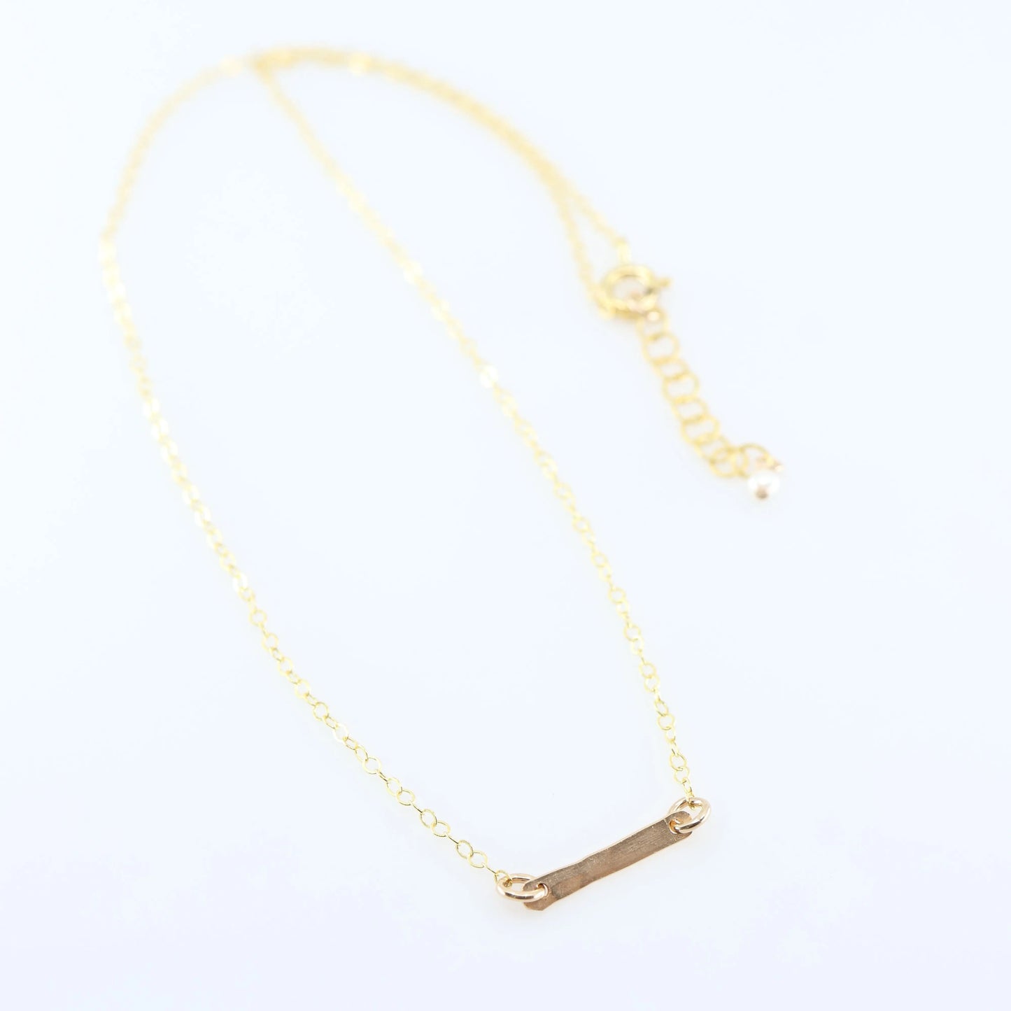 Small Bar Necklace, Hand-forged J.Mills Studio