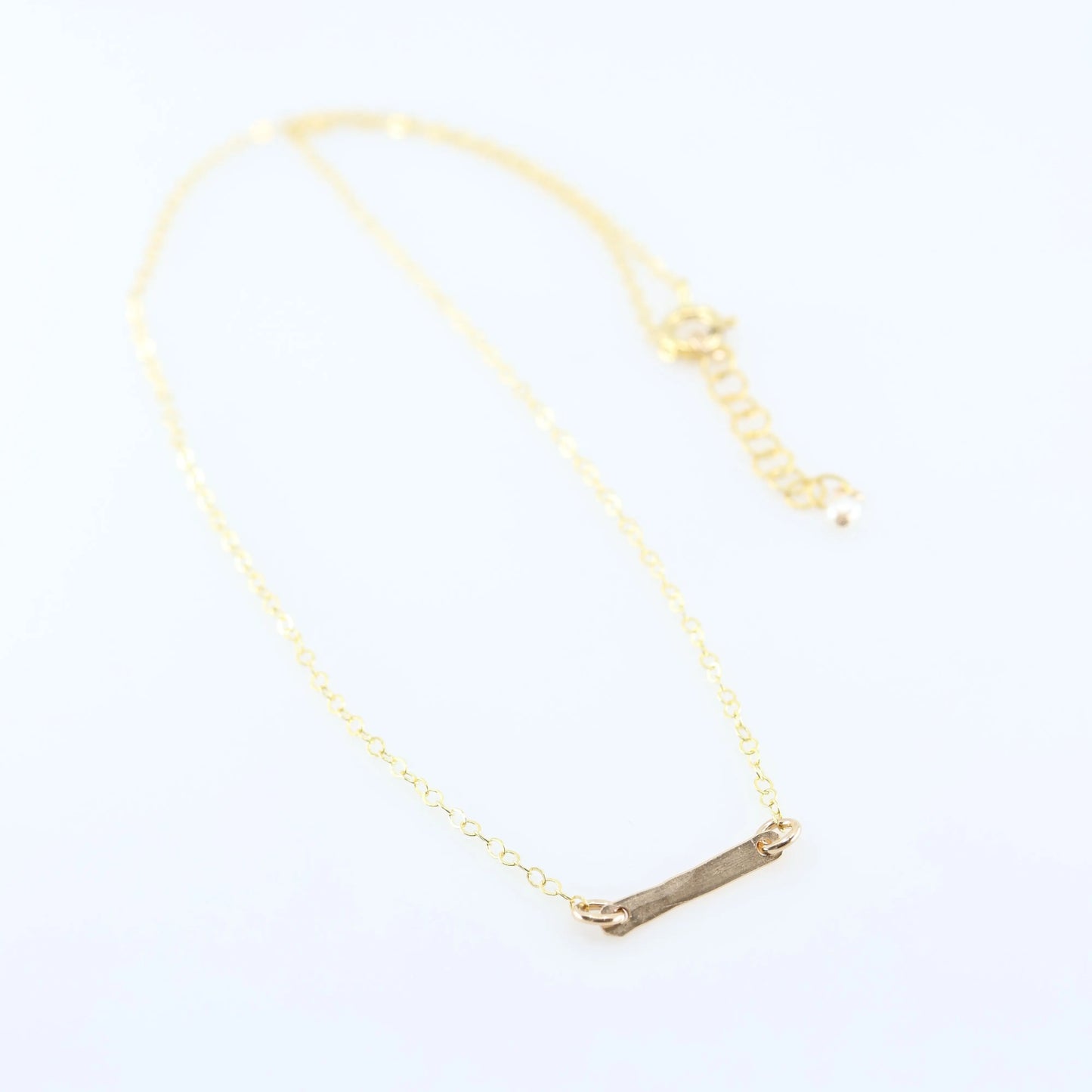 Small Bar Necklace, Hand-forged J.Mills Studio