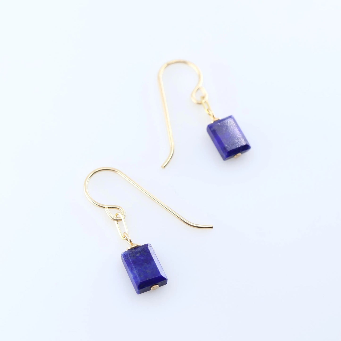 Single Rectangle Gemstone Earrings J.Mills Studio