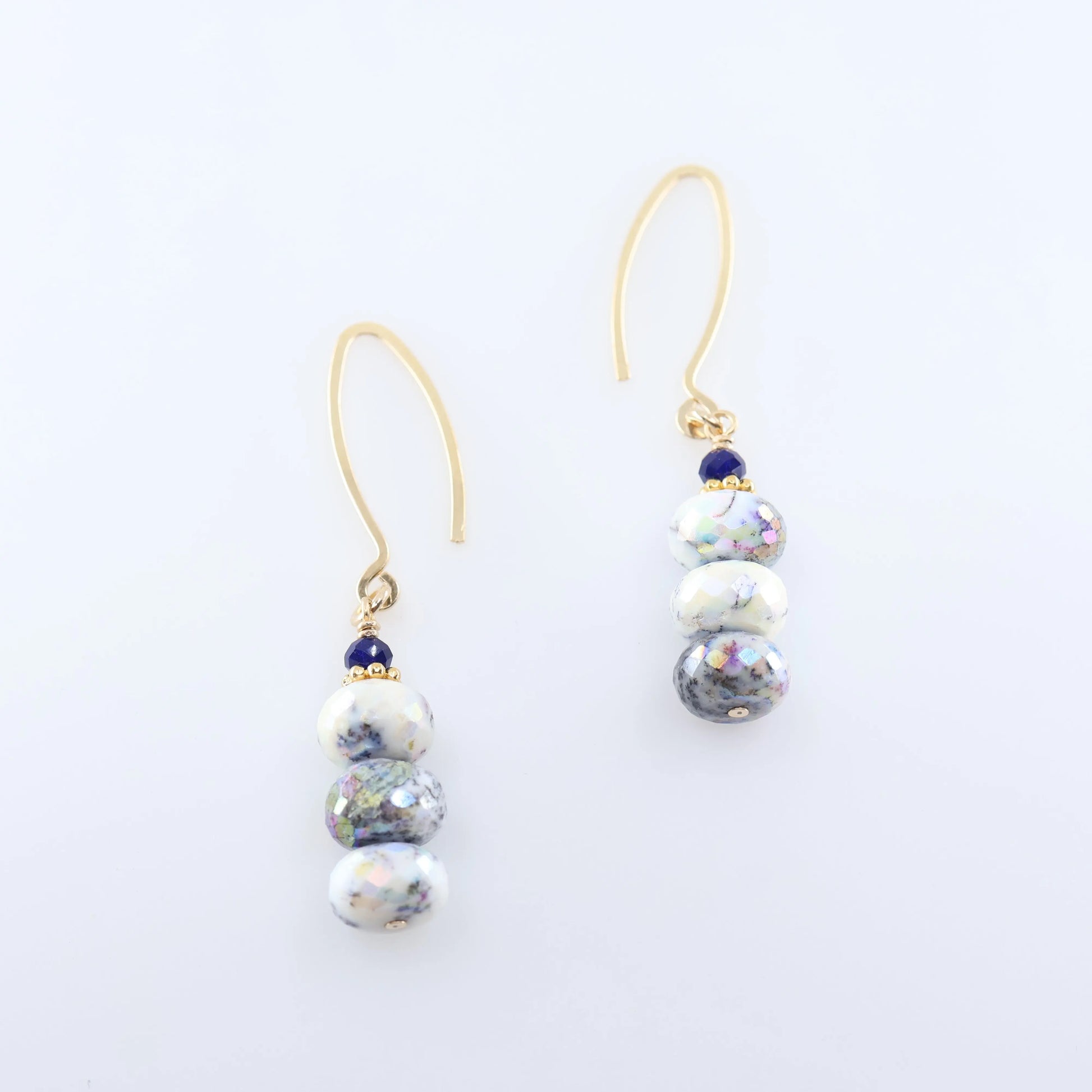 AB Dendrite Opal Stack Earrings J. Mills Studio