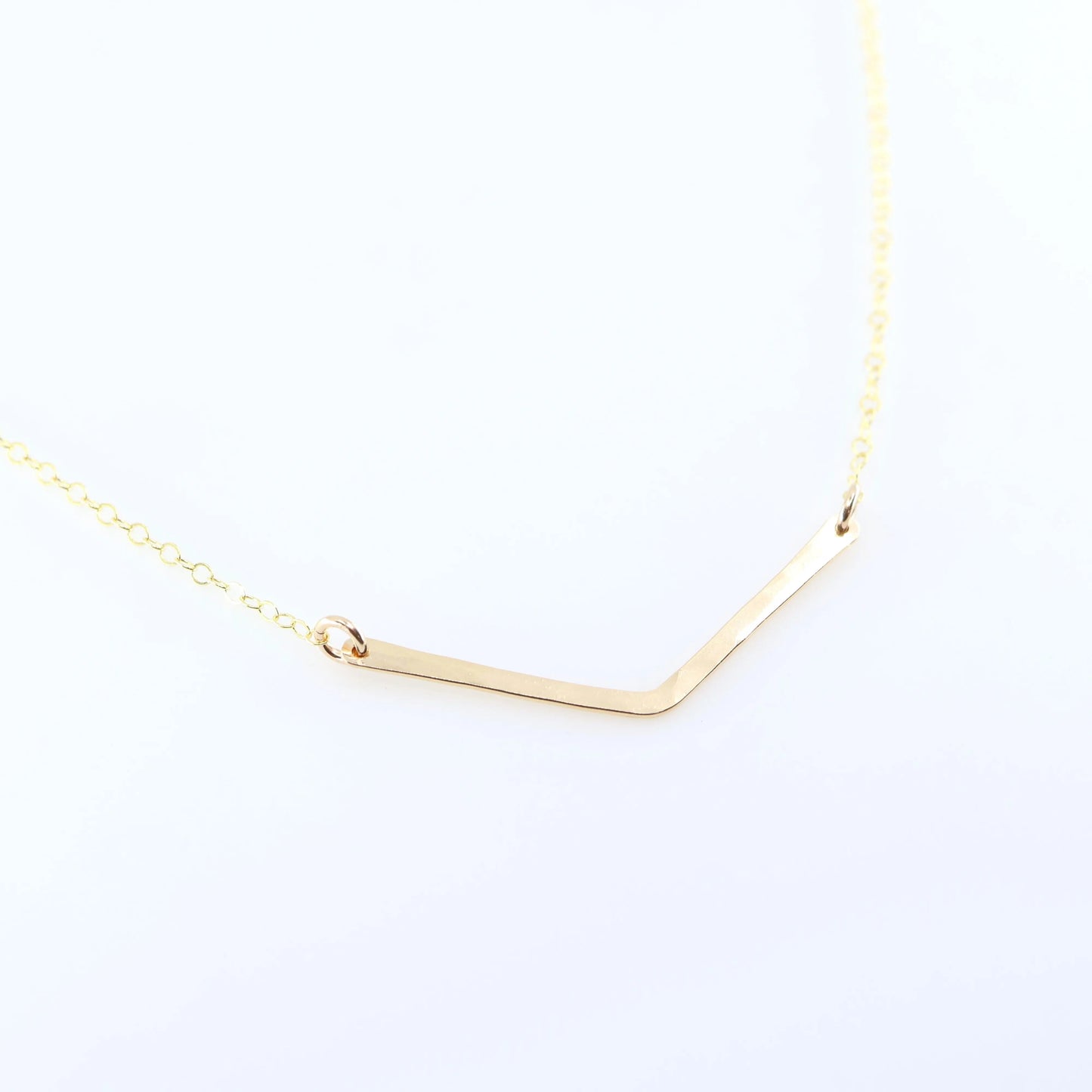 Forged "V" Necklace J.Mills Studio
