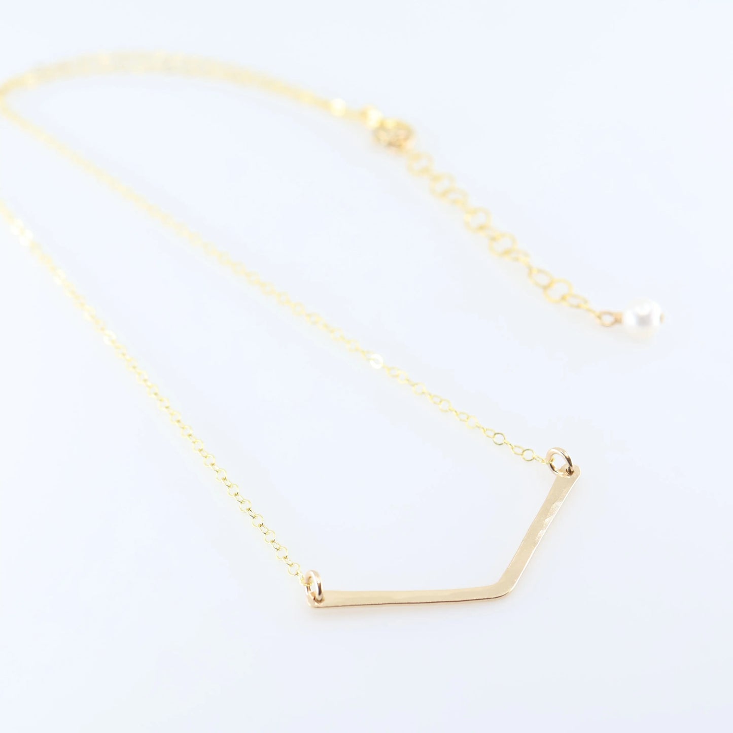 Forged "V" Necklace J.Mills Studio