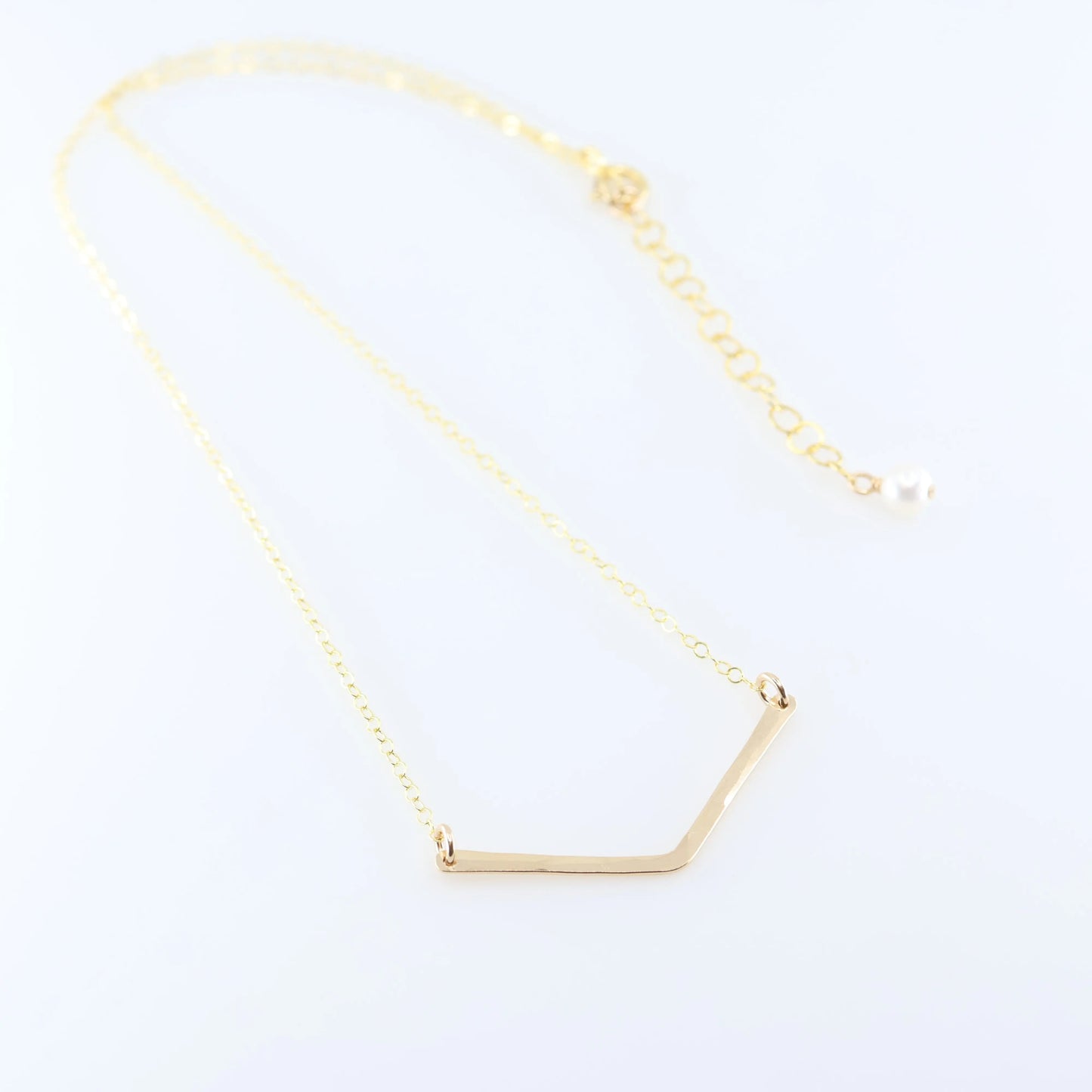 Forged "V" Necklace J.Mills Studio
