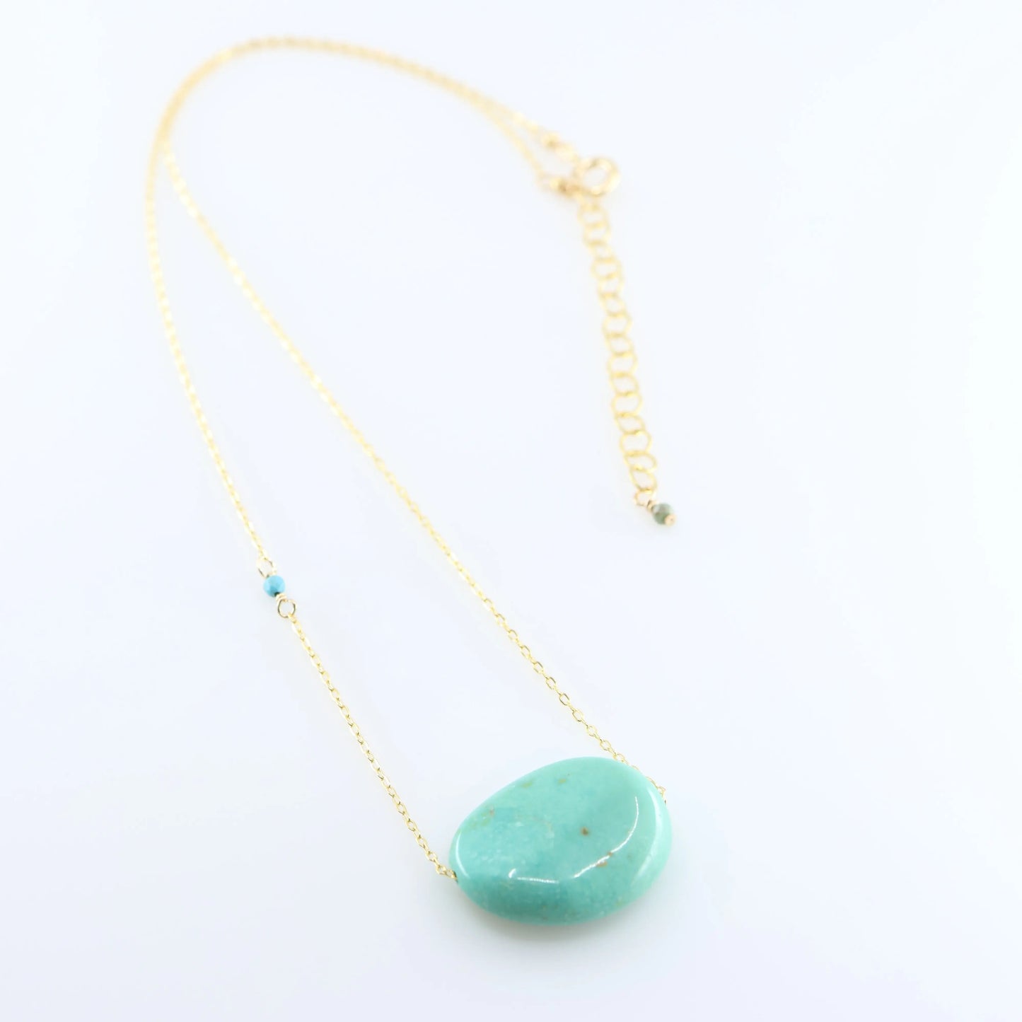 Single Kingman Turquoise Necklace J.Mills Studio