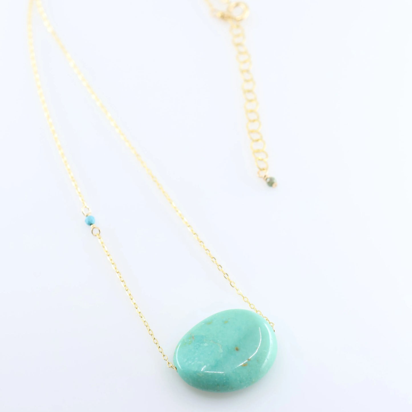 Single Kingman Turquoise Necklace J.Mills Studio