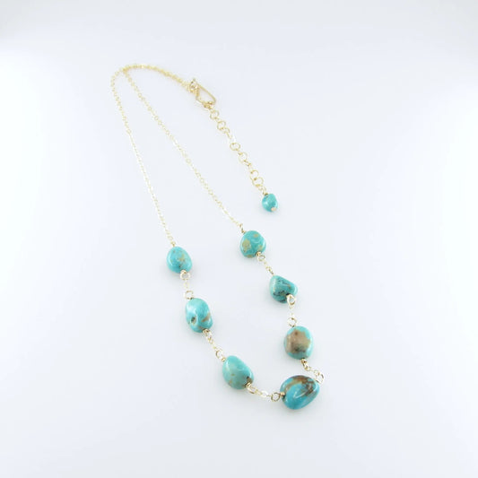 Lucky 7 Kingman Turquoise Necklace J.Mills Studio