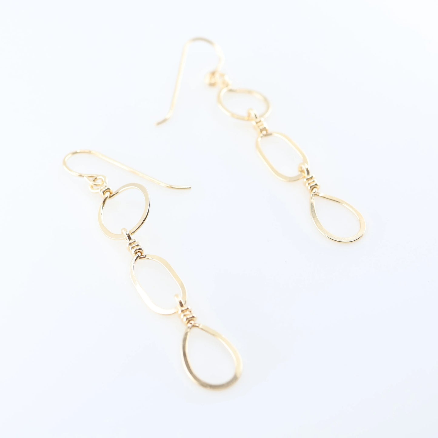Cascading Mixed-Shape Earrings J.Mills Studio