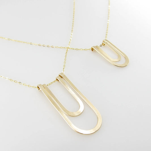 Forged Double Arch Necklace J.Mills Studio