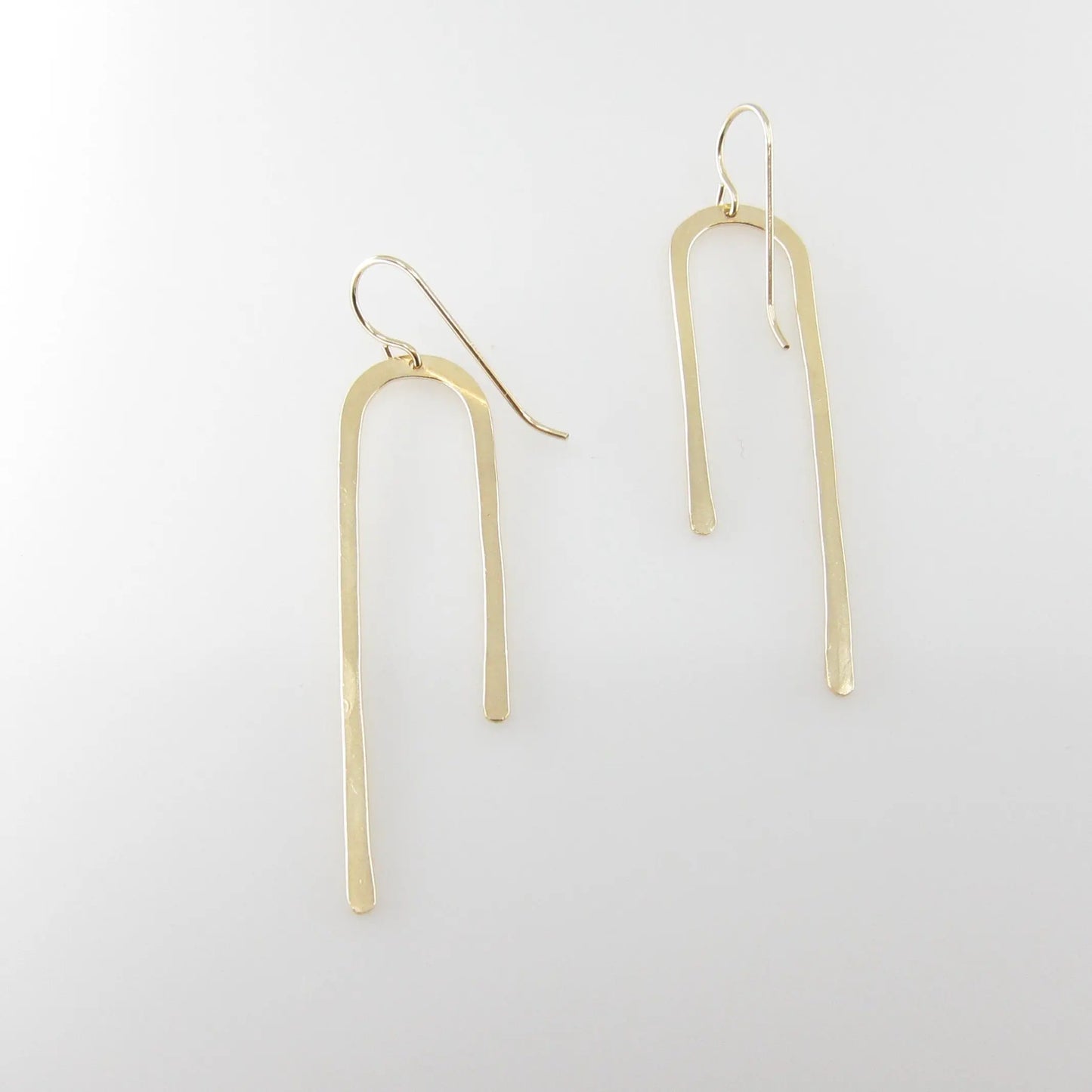 Forged Asymmetrical Arch Earrings J.Mills Studio