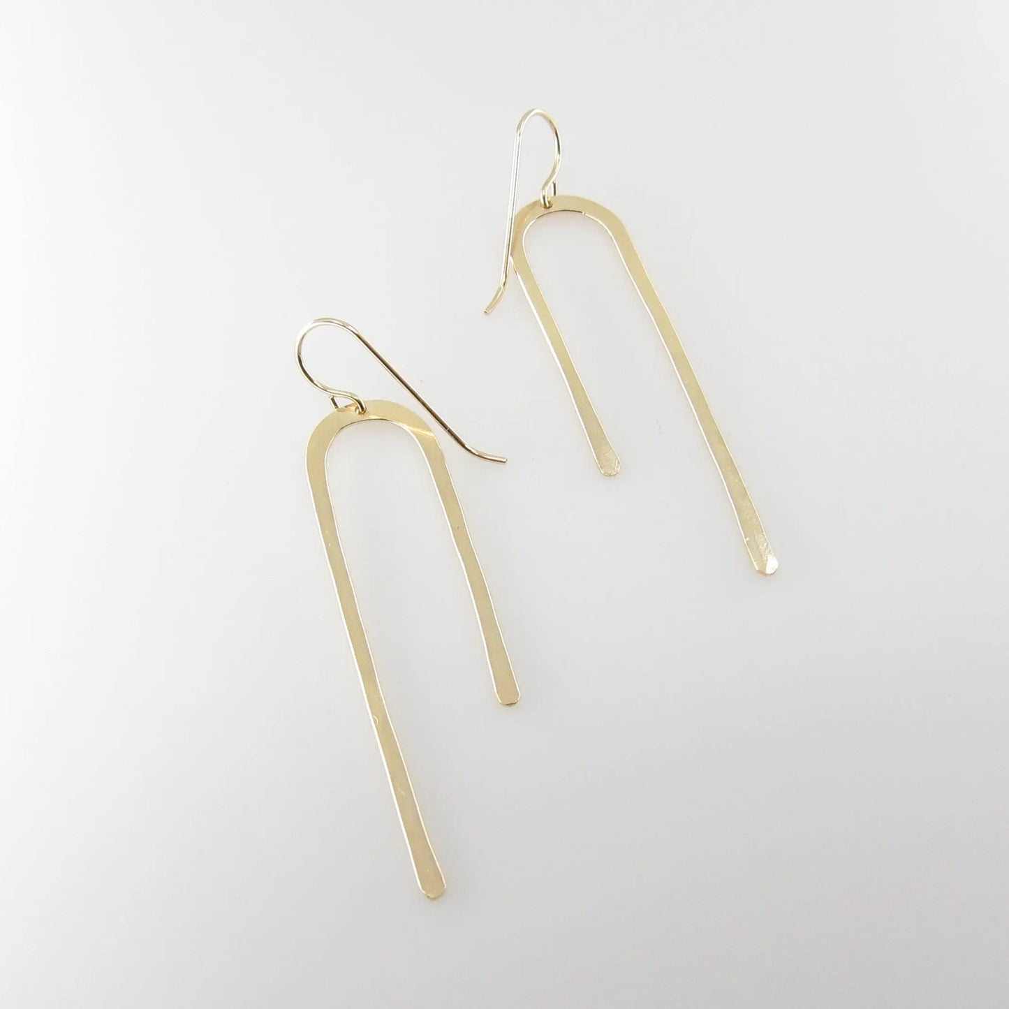 Forged Asymmetrical Arch Earrings J.Mills Studio
