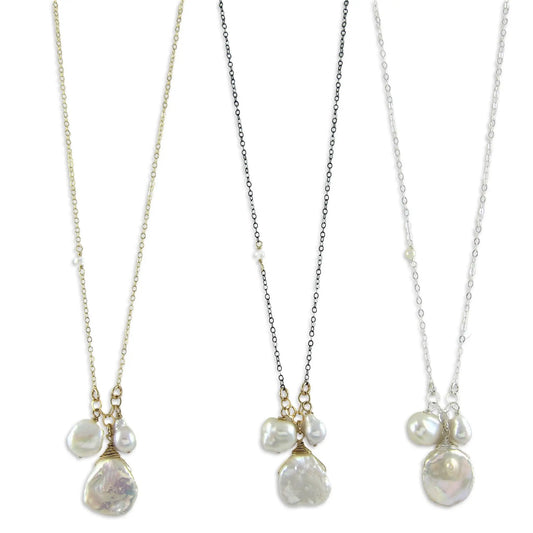 Three Pearl Necklace