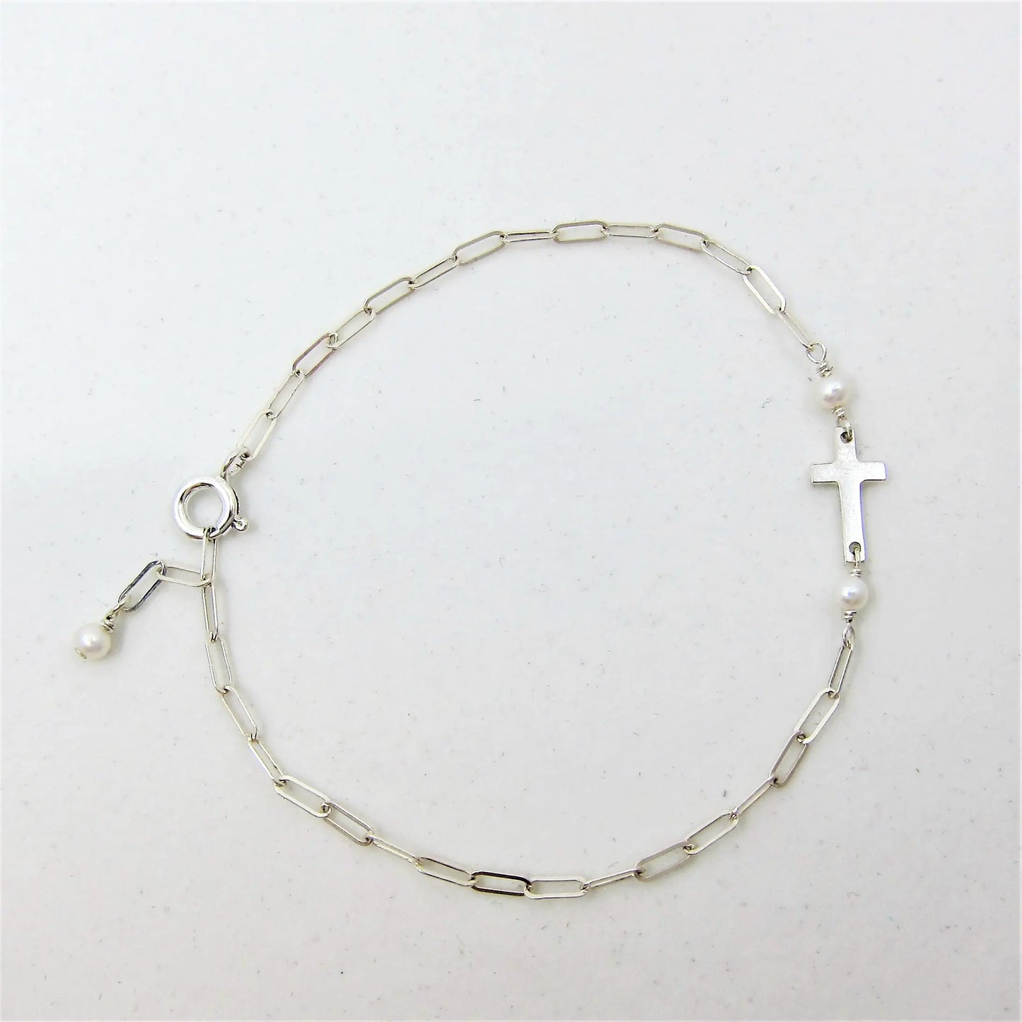 Tiny Cross Bracelet