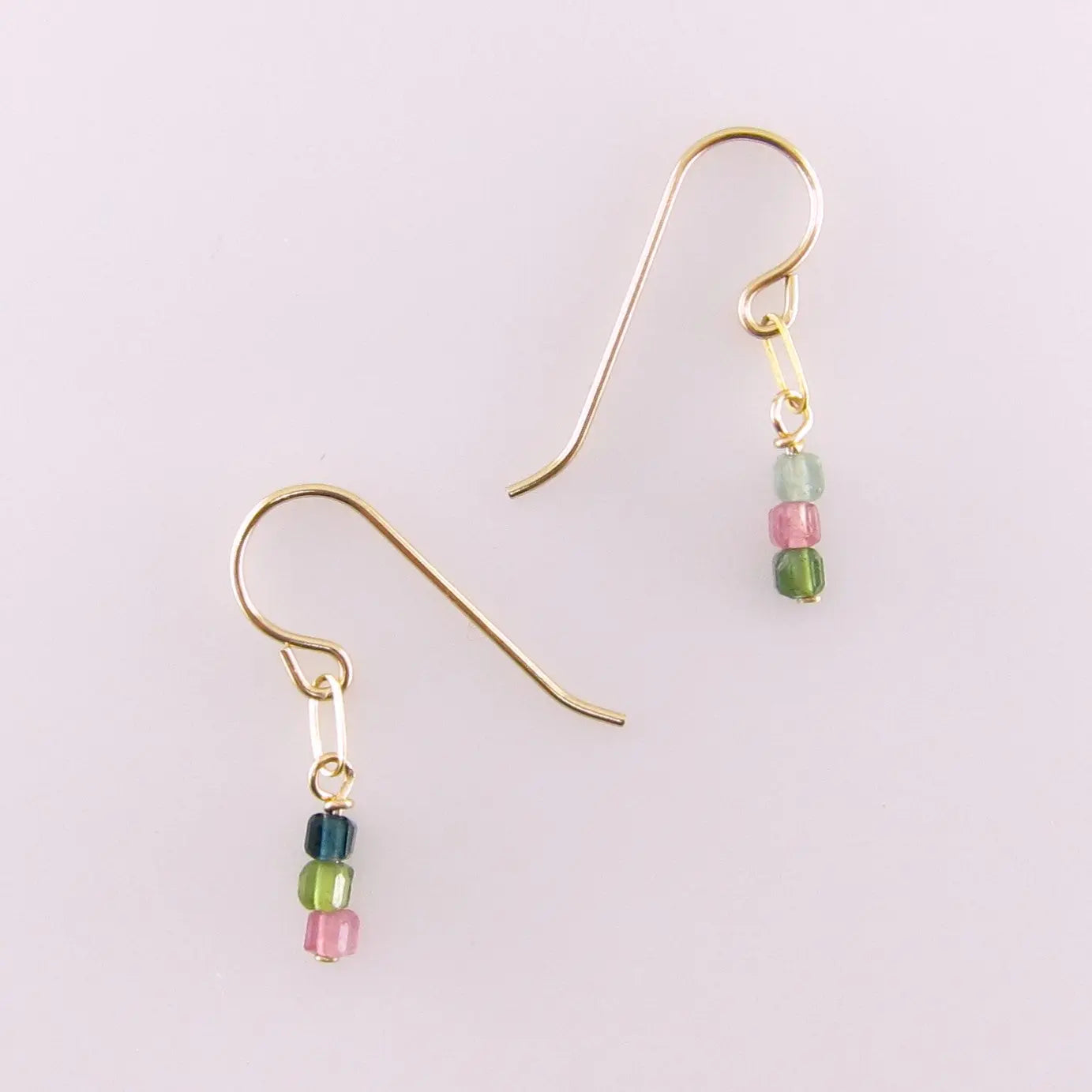 Watermelon Tourmaline Earrings J.Mills Studio