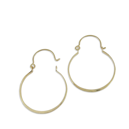 Forged Hoop Earrings